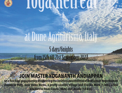 Yoga Retreat 15th till 21st September 2023 Master Yogananth Andiappan